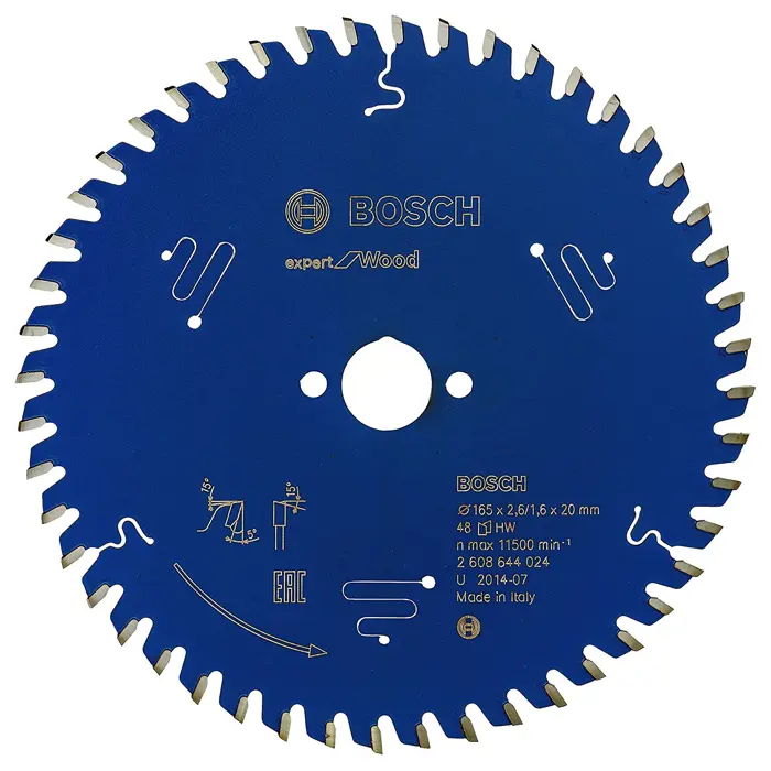 Bosch circular saw blades - various types