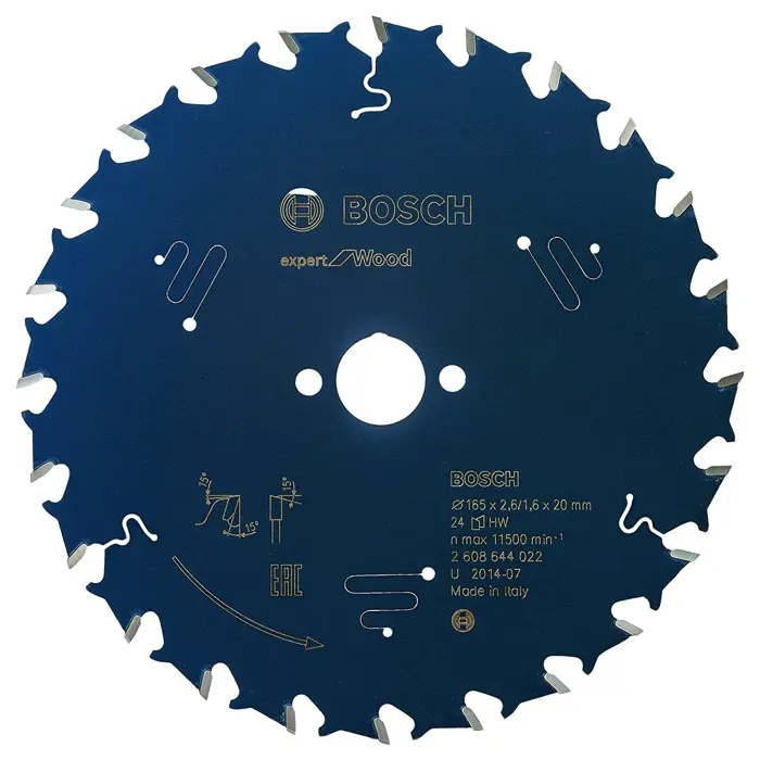 Bosch circular saw blades - various types