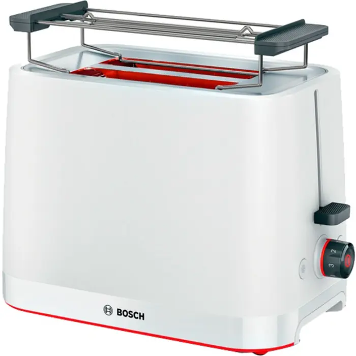 Bosch compact toaster MyMoment TAT3M121 (white, 950 watts, for 2 slices of toast)