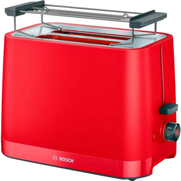 Bosch compact toaster MyMoment TAT3M124 (red, 950 watts, for 2 slices of toast)