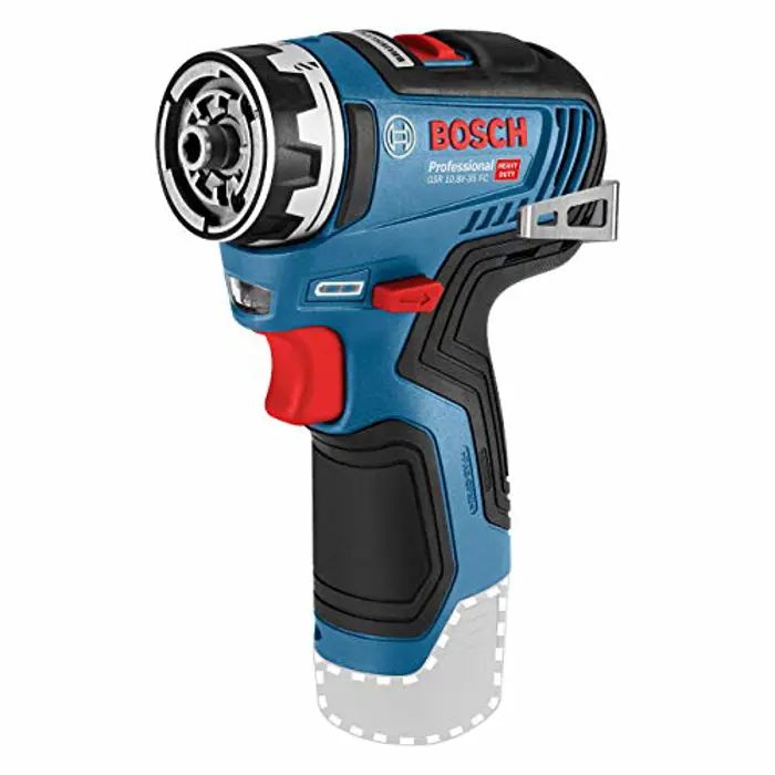 Bosch cordless drill GSR 12V-35 FC solo Professional, 12V (blue / black, without battery and charger, FlexiClick System)