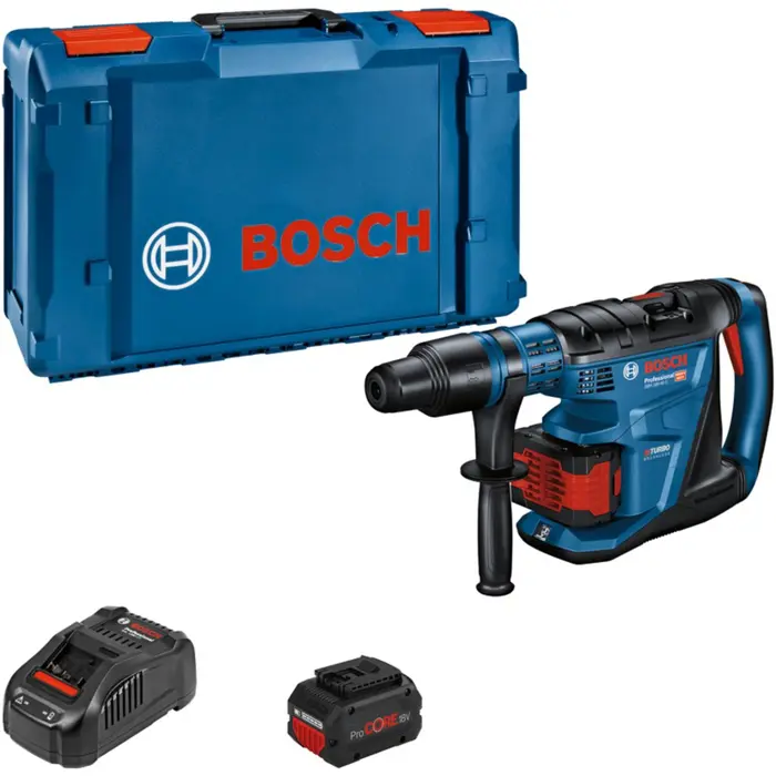 Bosch cordless hammer drill BITURBO GBH 18V-40 C Professional, 18Volt (blue/black, 2x battery ProCORE18V 8.0Ah, in XL-BOXX)