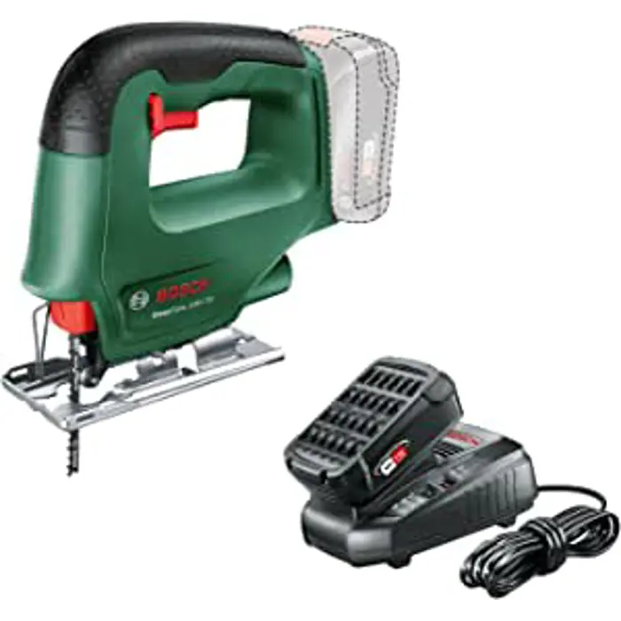 Bosch Cordless jigsaw EasySaw 18V-70 (green/black, without battery and charger)