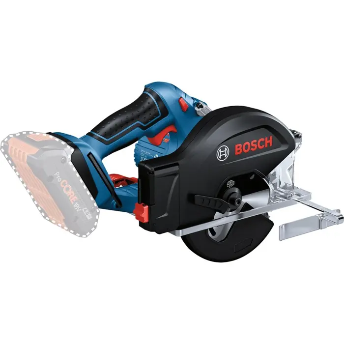 Bosch cordless metal circular saw GKM 18V-50 Professional solo, hand-held circular saw (blue/black, without battery and charger)