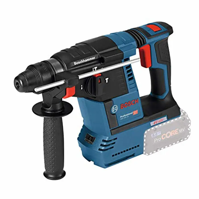 Bosch Cordless Rotary Hammer GBH 18 V-26 F Professional solo (blue / black, without battery and charger)