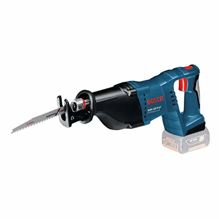 Bosch Cordless Saber Saw GSA 18 V-LI Professional solo, 18 Volt (blue / black, without battery and charger)
