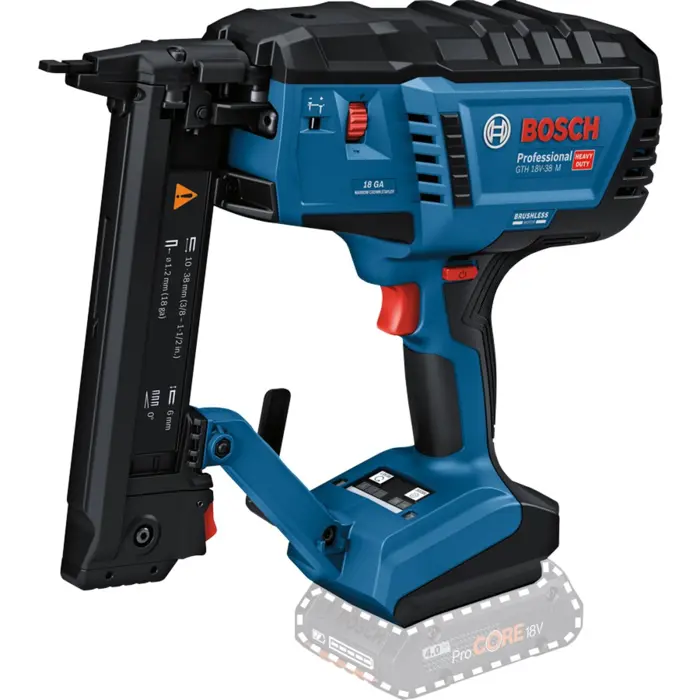 Bosch cordless wood stapler GNH 18V-38 M Professional solo, 18Volt, electric stapler (blue/black, without battery and charger)