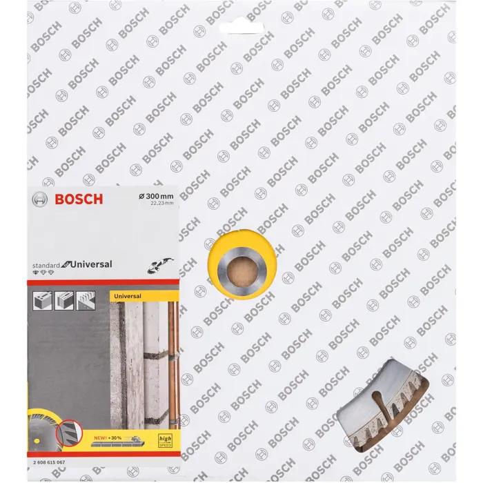 Bosch diamond cutting disc Standard for Universal, 300mm (bore 22.23mm)