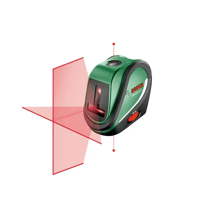 Bosch DIY & Garden Cross Line Laser UniversalLevel 2 Set green/black, red laser lines, range 10 meters