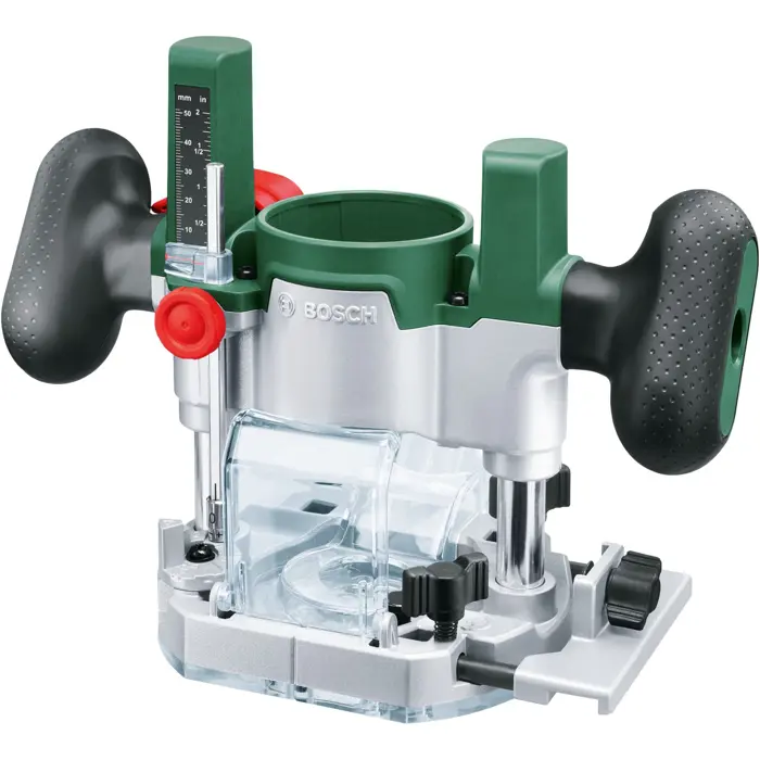 Bosch DIY & Garden Router plunge unit for AdvancedTrimRouter 18V-8, green guide, for edge router