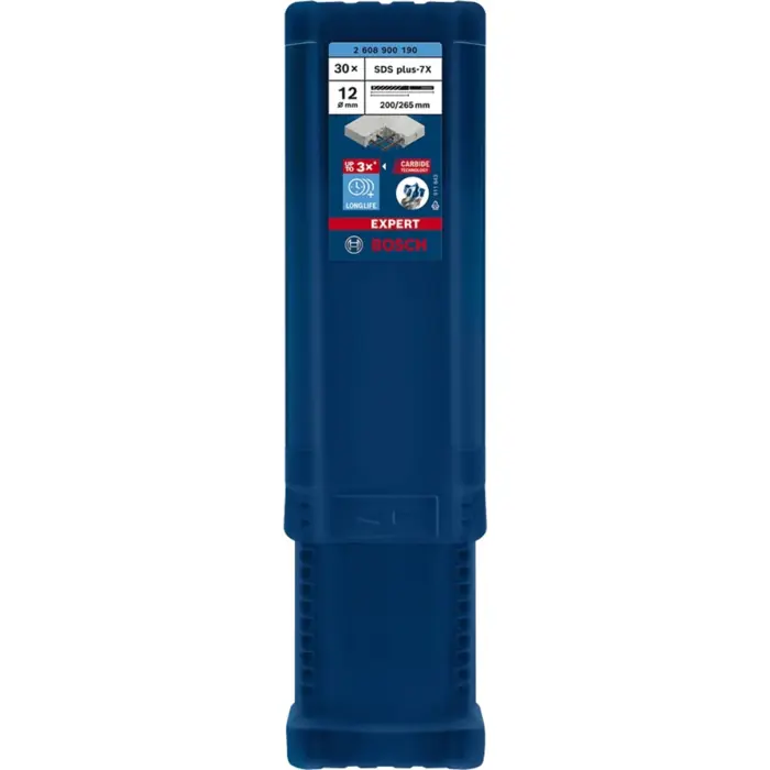 Bosch Expert hammer drill bit SDS-plus-7X, 12mm, 30 pieces (working length 200mm)