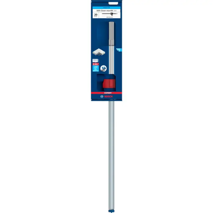 Bosch Expert hammer drill SDS Clean max-8X set, 20mm (working length 400mm, suction drill including suction connection)