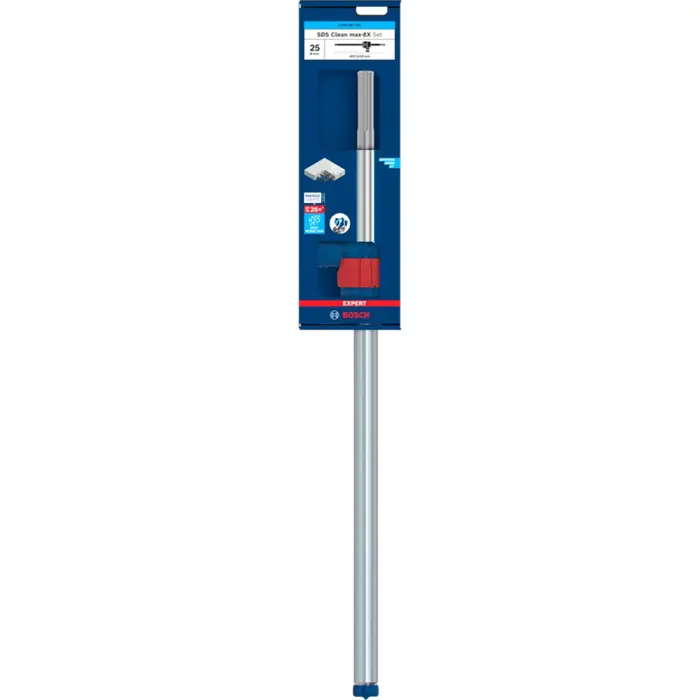 Bosch Expert hammer drill SDS Clean max-8X set, 25mm (working length 400mm, suction drill including suction connection)