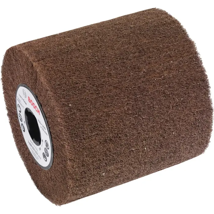 Bosch fleece sanding roller medium 2608000608, 100mm / 19mm, sanding disc (1 piece, for drum sander / satinizer)