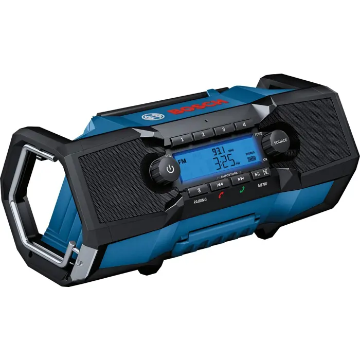 Bosch GPB 18V-2 C, construction site radio (blue, jack, Bluetooth, FM)