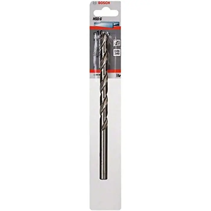Bosch metal drill HSS-G long, DIN 340, 10mm (working length 121mm)