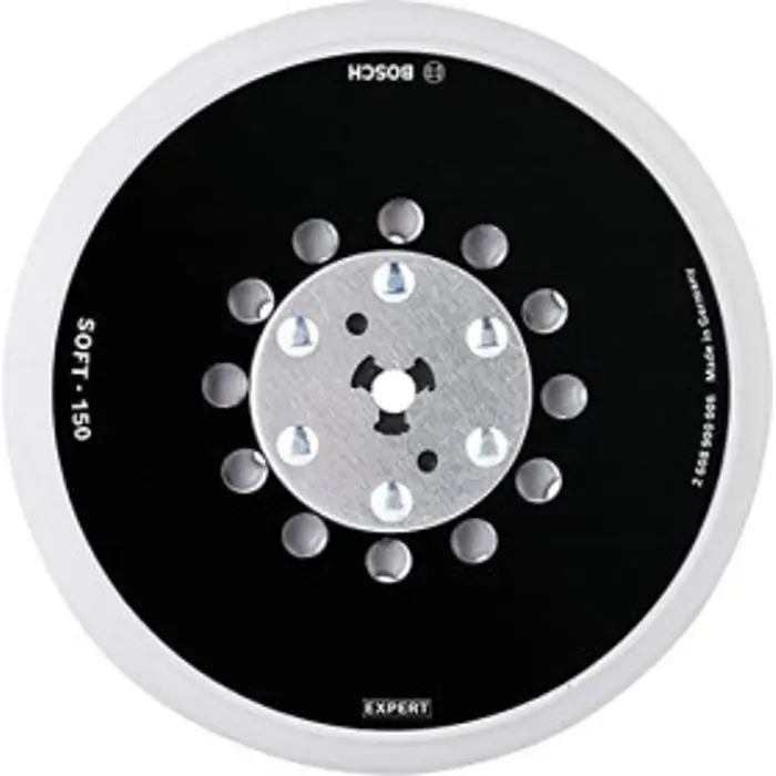 Bosch multi-hole pad 150mm soft M8 + 5/16 - 2608900006 EXPERT RANGE