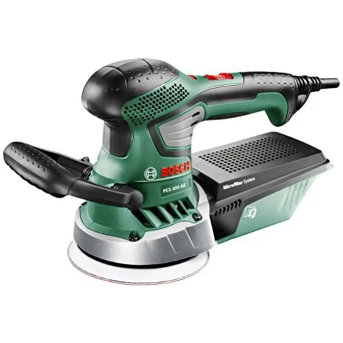 Bosch PEX 400 AE Expert - green / black, plastic case, 350 Watt