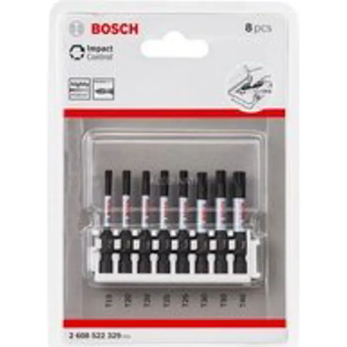 Bosch Pick and Click Impact Control bit set, 50mm, 8 pieces