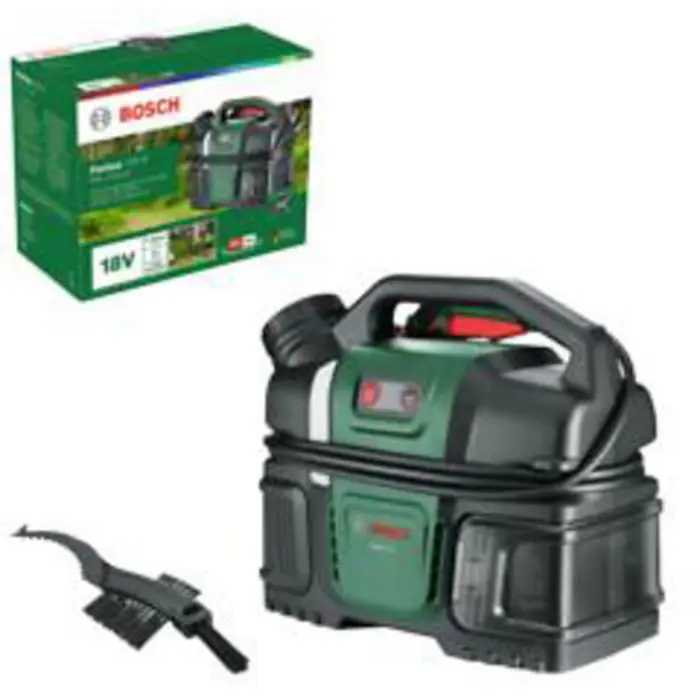 Bosch Powertools bicycle cleaning device Fontus 18V-6 Solo (green/black, without battery and charger, POWER FOR ALL ALLIANCE)