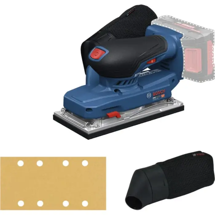 Bosch Powertools cordless orbital sander GSS 18V-18 Professional solo, 18Volt (blue/black, without battery and charger)