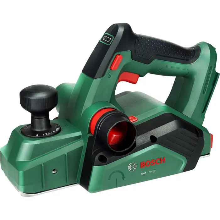 Bosch Powertools cordless planer PHO 18V-20 solo, 18Volt (green/black, without battery and charger, POWER FOR ALL ALLIANCE)