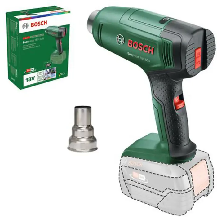 Bosch Powertools EasyHeat 18V-500 solo, 18Volt (green/black, without battery and charger, POWER FOR ALL ALLIANCE)