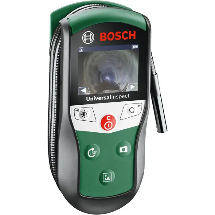 Bosch Powertools inspection camera UniversalInspect (green/black, with accessory set)