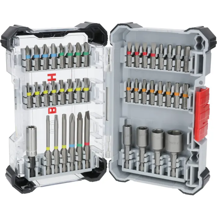 Bosch Powertools screwdriver bit set Extra Hard, 43 pieces (gray/black)