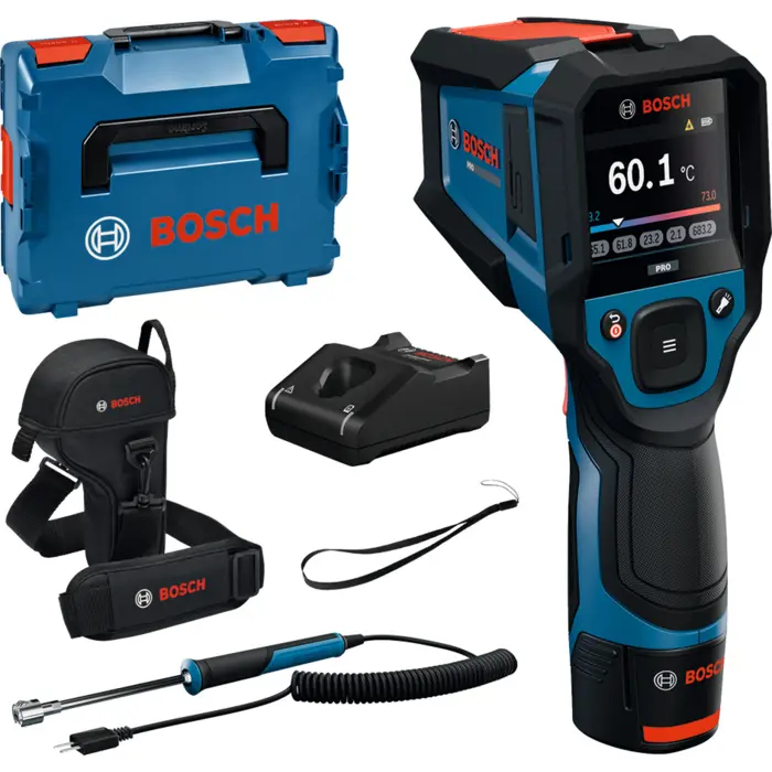 Bosch Powertools thermal detector GIS12V-800-16 with 1 battery GBA 12V 2.0Ah in L-BOXX (Retail)