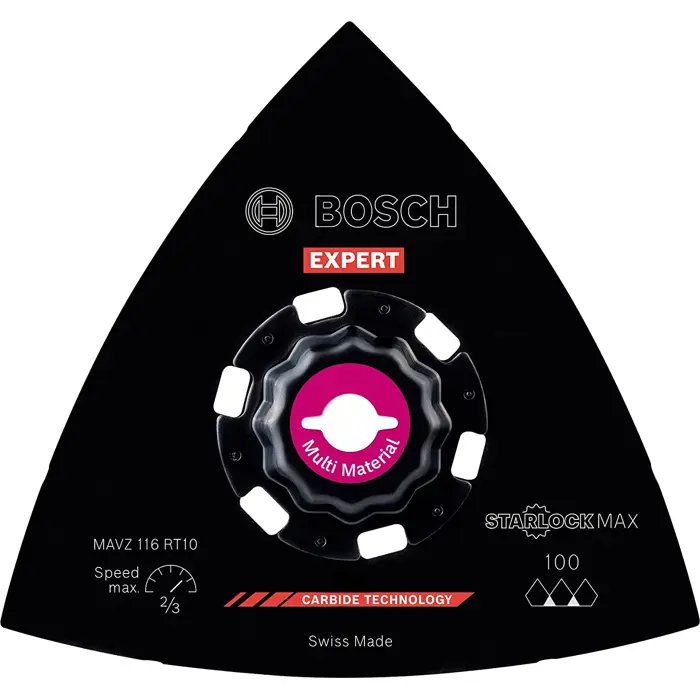 Bosch sanding plate MultiMaterial MAVZ116RT10 1S - 2608900051 EXPERT RANGE