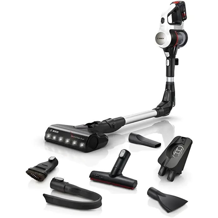 Bosch Unlimited 7 BSS711W, upright vacuum cleaner (white/black)