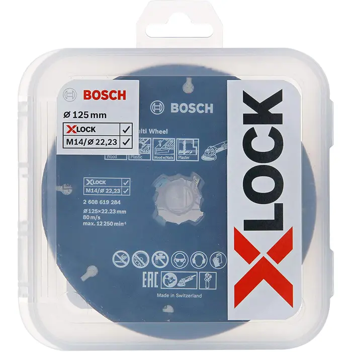 Bosch X-LOCK cutting + grinding set 125mm - 2608619374