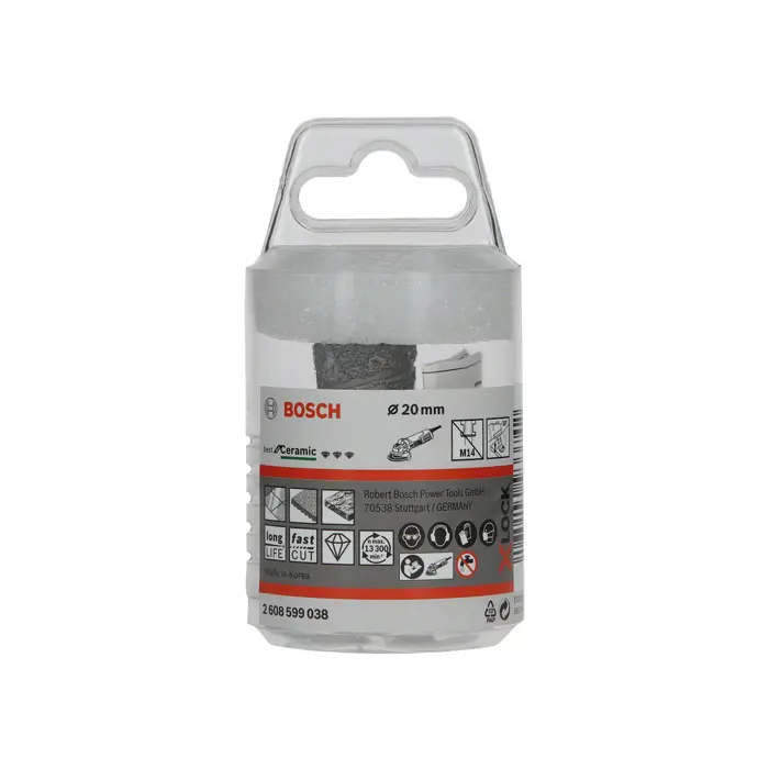 Bosch X-LOCK diamond dry drill set Best for Ceramic Dry Speed (5-piece, 20 - 68mm)