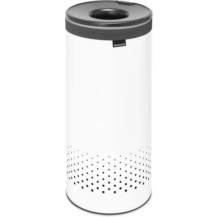 Brabantia laundry basket 35L round, white