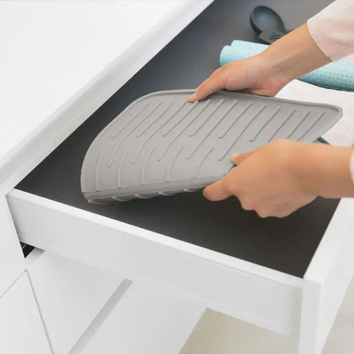 Brabantia silicone dish drying mat gray 230042