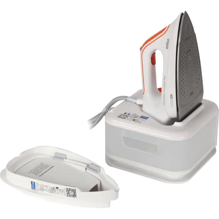 Braun CareStyle Compact Pro IS 2561 WH, steam ironing station (white/orange)