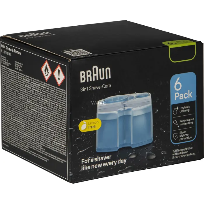 Braun Clean & Renew cleaning cartridge CCR 2 (5+1 pack) (6 pieces)