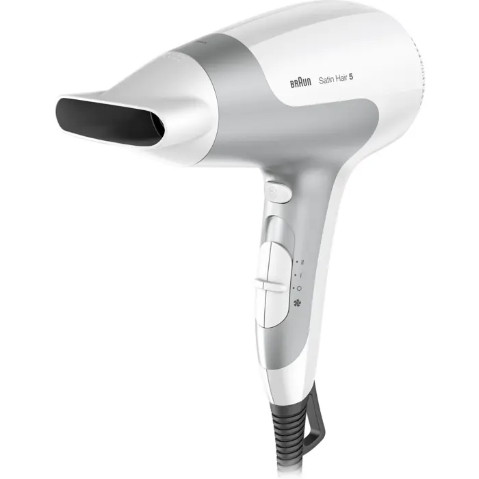 Braun Satin Hair 5 PowerPerfection HD580, hair dryer (white/silver)