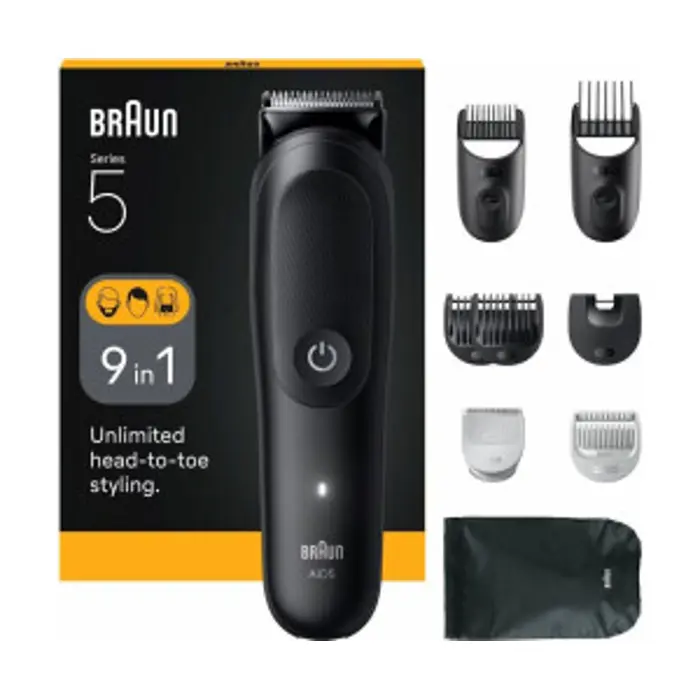 Braun Series 5 All-in-One 5540, hair clipper, black, 9-in-1