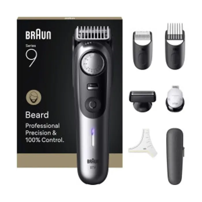 Braun Series 9 Beard Trimmer BT9520, Beard Trimmer chrome/black