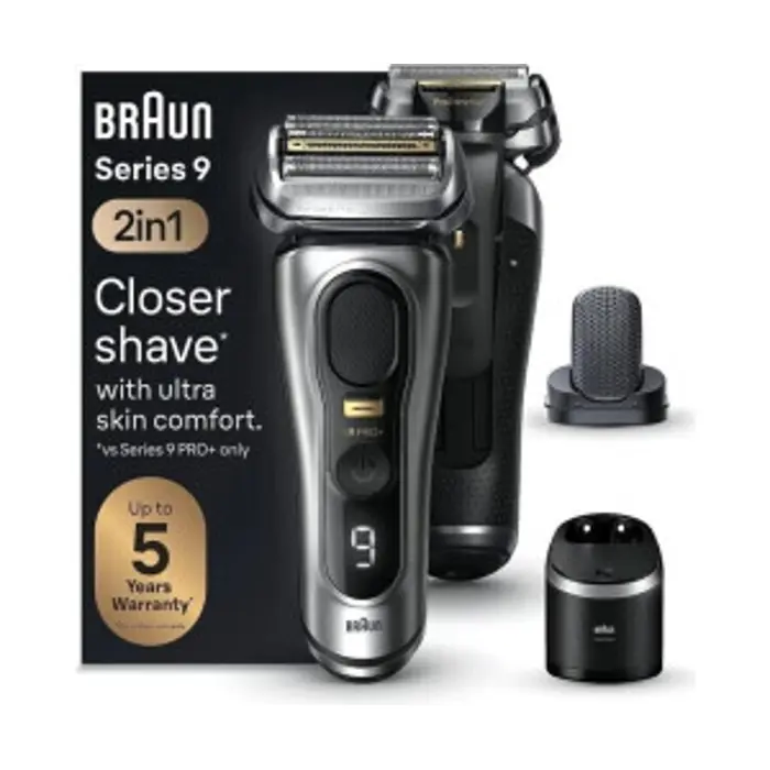 Braun Series 9 Pro+ 9597cc, shaver silver/black