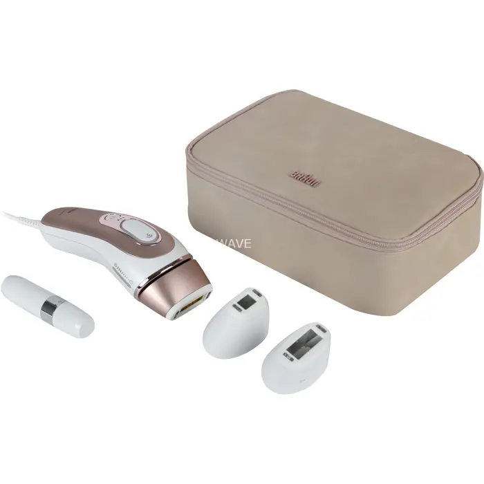 Braun Smart IPL Skin i expert PL7249 (white/rosé, incl. bag + 3 attachments + Gillette Venus razor)