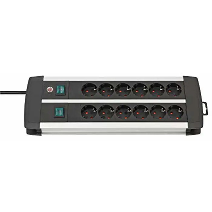 Brennenstuhl Premium-Alu-Line Technik - 12 port
