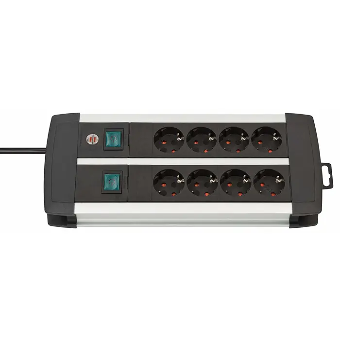 Brennenstuhl Premium-Alu-Line Technik - 8 port