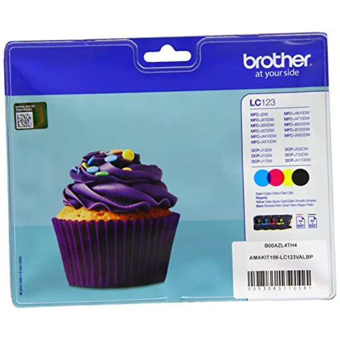 Brother blister ink set LC-123