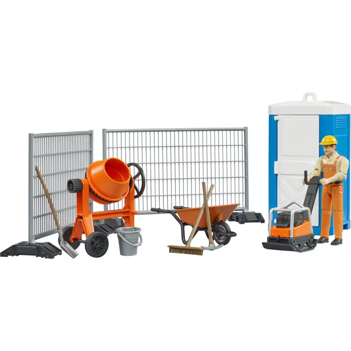 brother bworld construction site set, backdrop