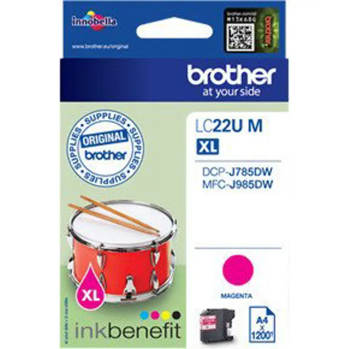 Brother ink magenta LC-22UM