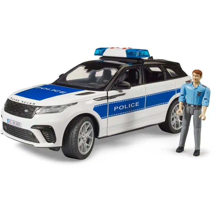 brother Range Rover Velar police vehicle with police officer, model vehicle (including light + sound module)