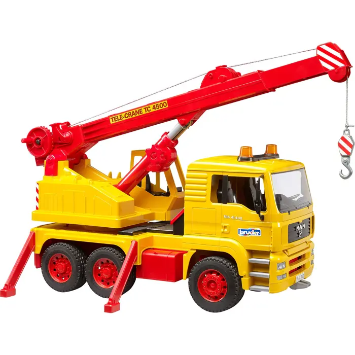 bruder MAN TGA crane truck, toy vehicle
